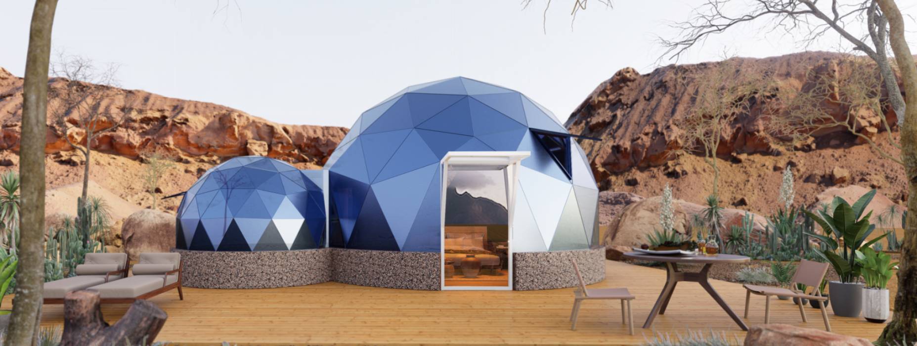 虎林市球形智能光伏玻璃星空房